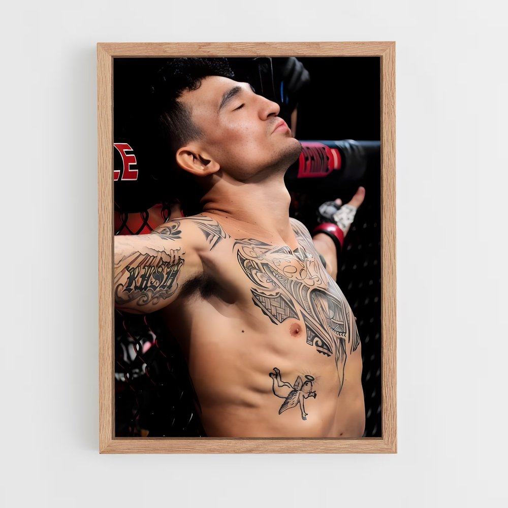 Poster Tatouages et Combat – affiche MMA (vue 4)